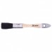 Кисть плоская, натуральная черная щетина, деревянная ручка 3/4" MTX